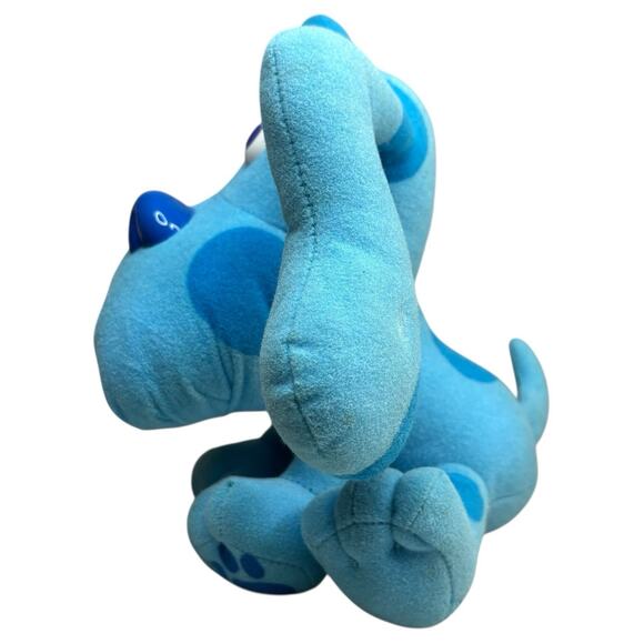 VTG 90s Blues Clues Pose-A-Blue 8" Plush Blue PBS Tyco 1997 Stuffed Animal Dog - Picture 3 of 16